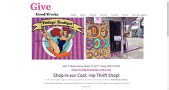 Desktop Screenshot of givegoodworks.org