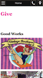 Mobile Screenshot of givegoodworks.org